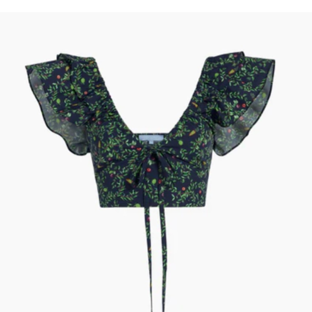 Hill house home Alexa top, midnight garden, size small, NWT